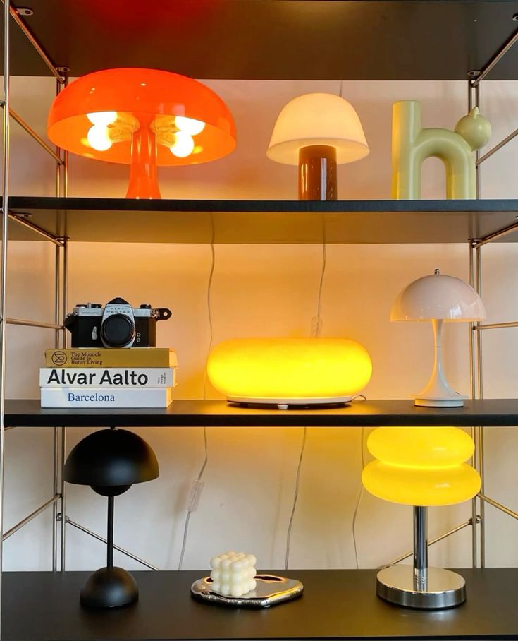 Double Mushroom Bauhaus Lamp