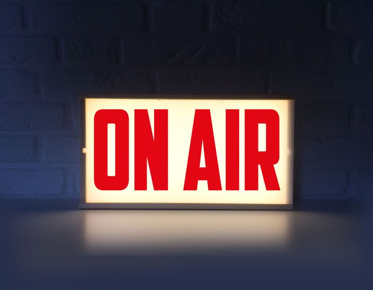 On Air Neon Sign