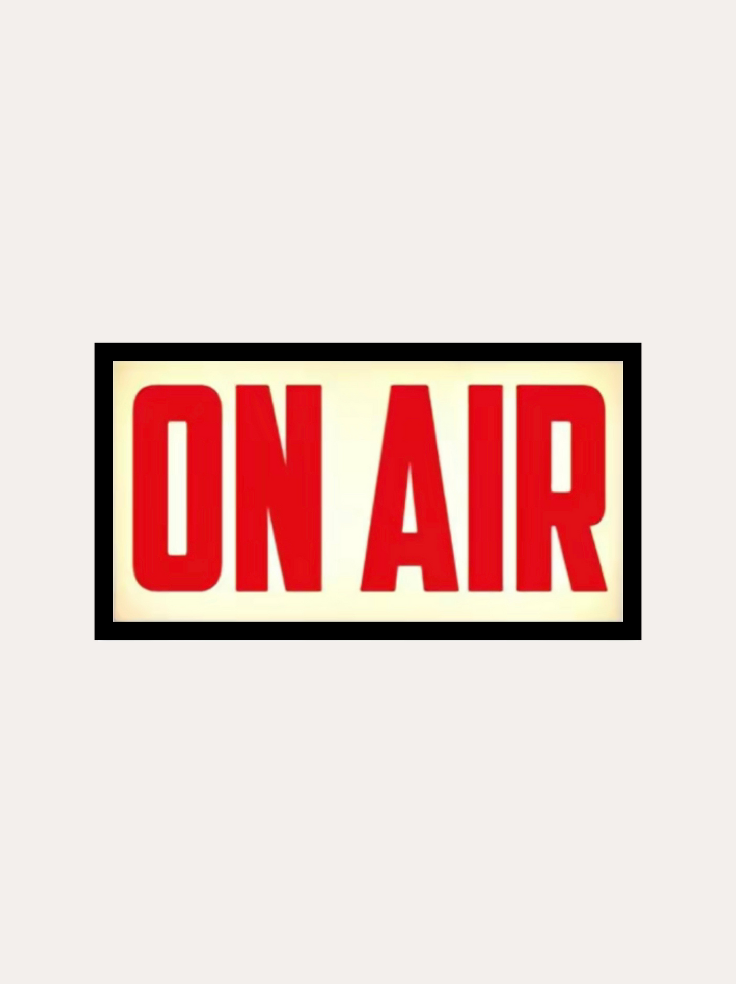 On Air Neon Sign
