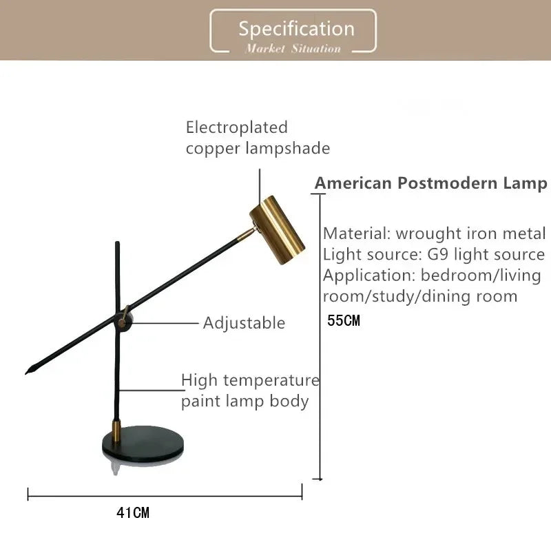 Simplistic Nordic Desk Lamp