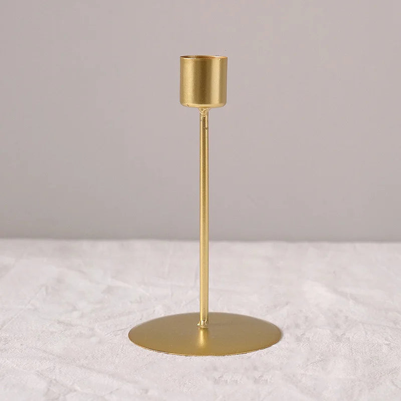 Minimalistic Iron Candle Holders