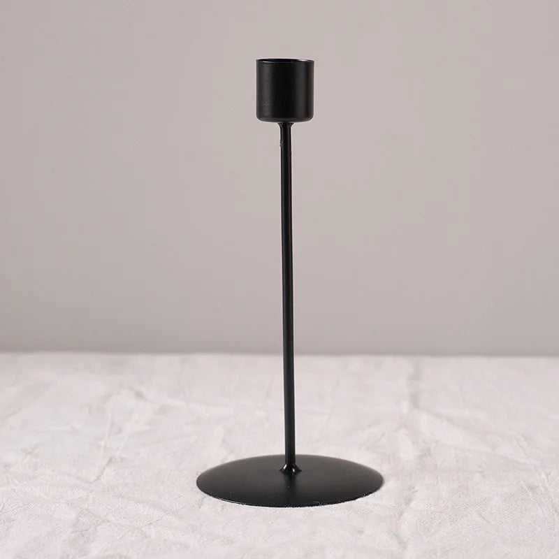 Minimalistic Iron Candle Holders