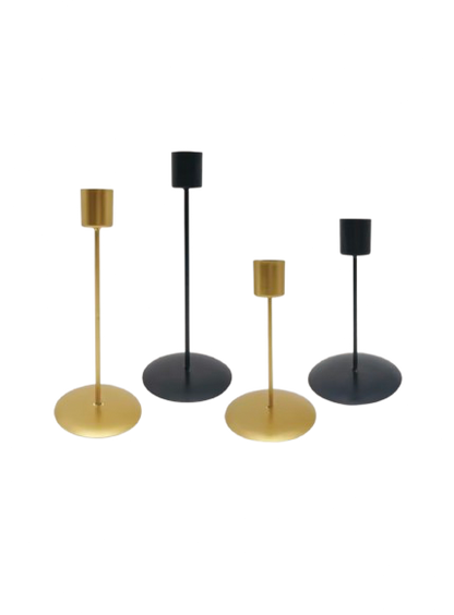 Minimalistic Iron Candle Holders