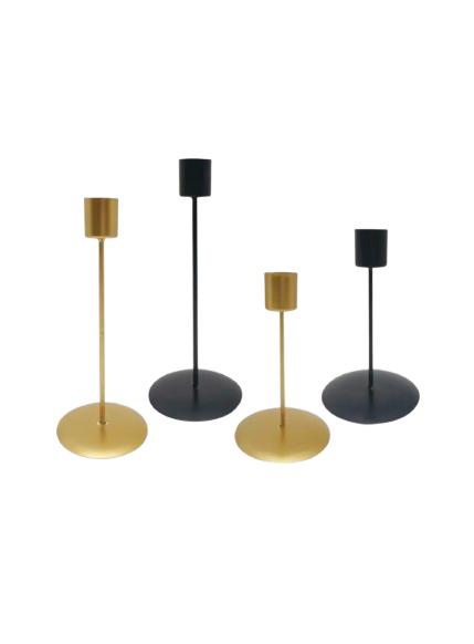 Minimalistic Iron Candle Holders