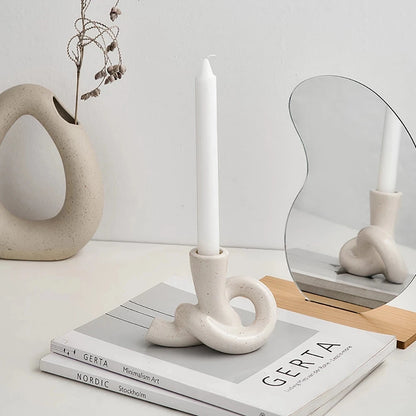 Modern Rope Handmade Candle Holders